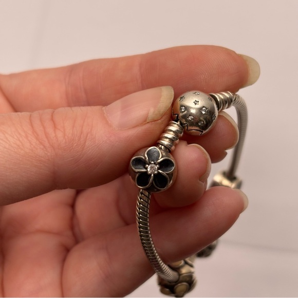 Pandora Starry Night Clasp Bracelet with Five Charms - Picture 4 of 12
